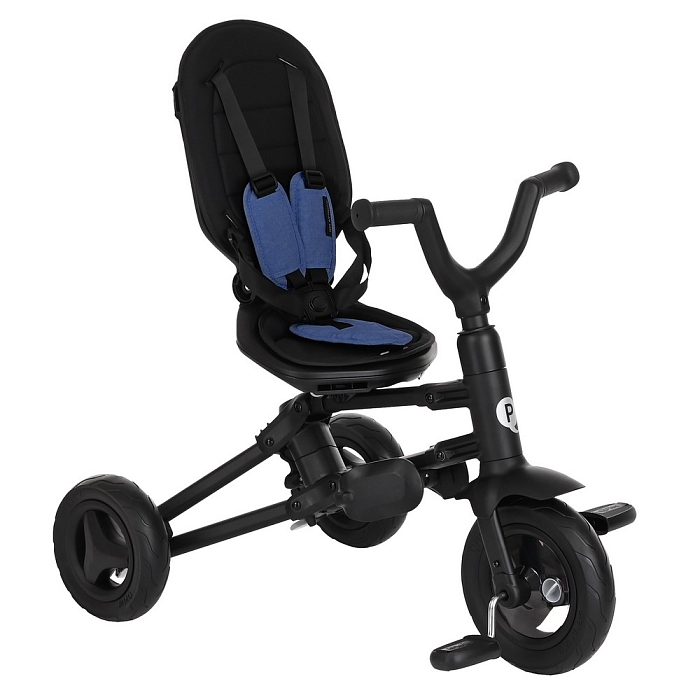 Велосипед трехколесный складной QPlay Nova 2023 Blue/black/Сине-черный — фото 18