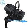 Автокресло группы 0+ (0-13 кг) Maxi-Cosi  Coral Slide Pro графитовый  — фото 7