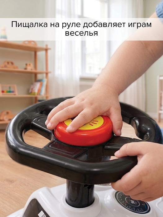 Каталка Pituso Роллз белый  — фото 4