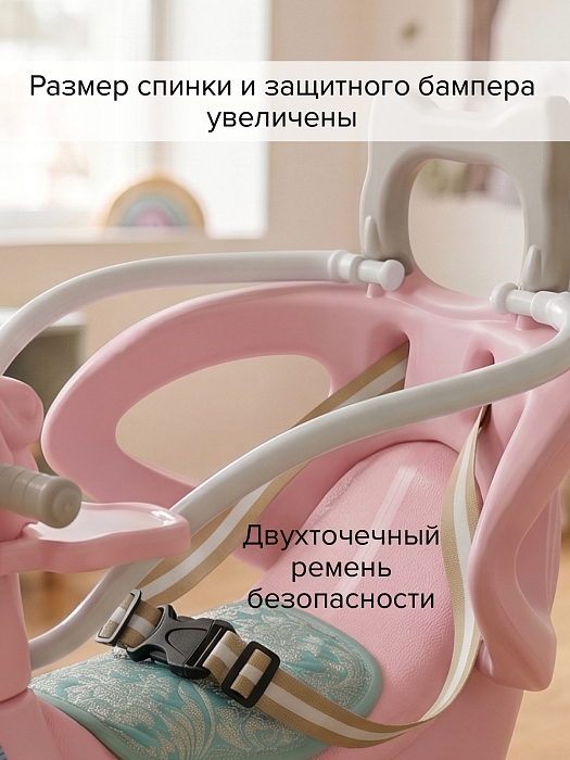 Качалка-каталка Pituso Ангел розовый — фото 15