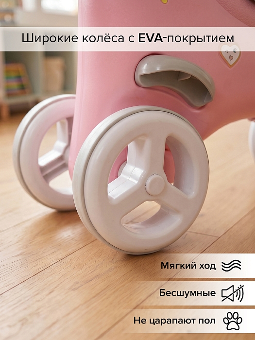 Качалка-каталка Pituso Ангел розовый — фото 14