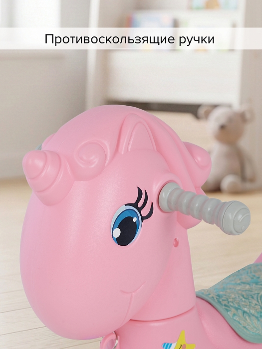 Качалка-каталка Pituso Ангел розовый — фото 16