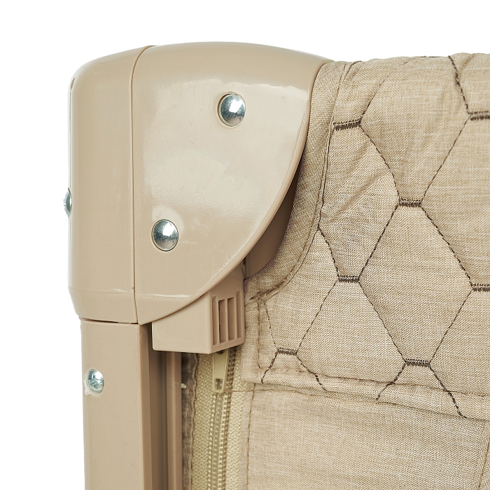 Манеж-кровать Pituso Valencia с опускающимся бортиком Бежевый — фото 11