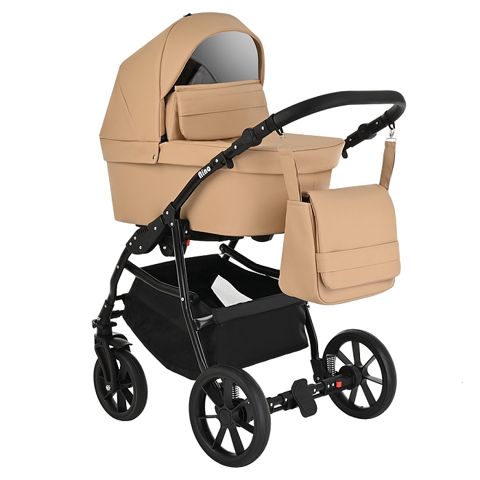 Коляска 2 в 1 Pituso Nino Кожа Camel — фото 14