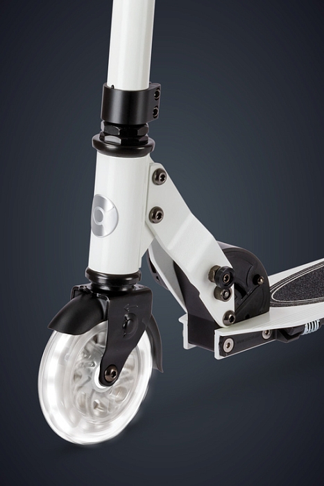 Самокат Micro Sprite Glow (светится в темноте) LED, Белый — фото 14