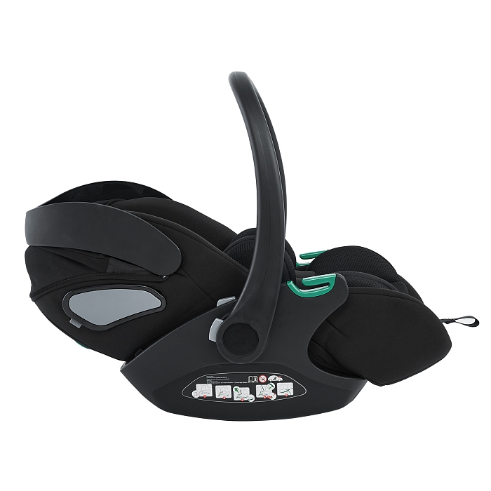 Автокресло группы 0+ (0-13 кг) Pituso Baesa для модели Mayla/ Black Grey/Черно-Серый  — фото 6