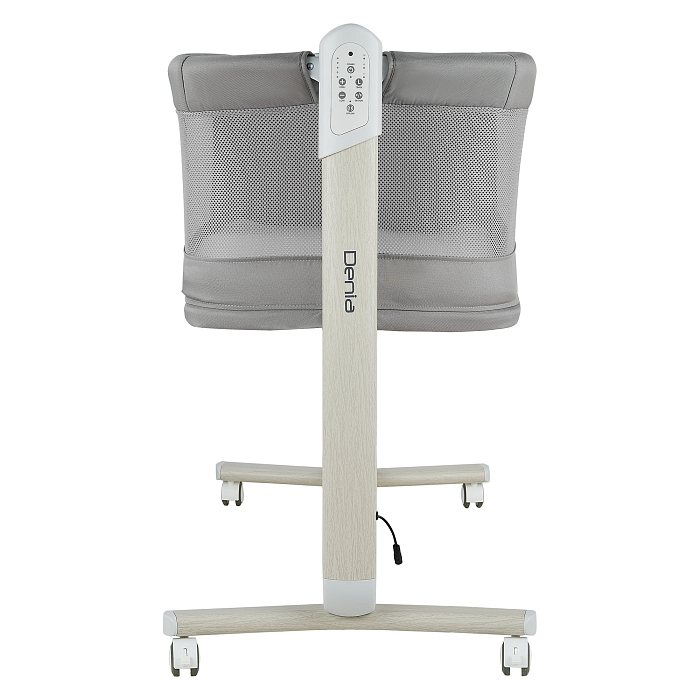 Колыбель Pituso 3 в 1 Denia на колёсах серый (дерев. рама) — фото 3