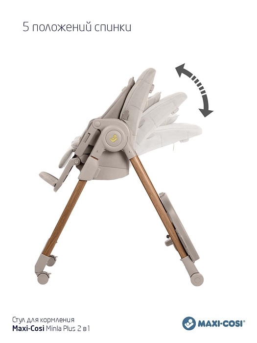Стул для кормления Maxi-Cosi Minla Plus 2 в 1 Elegance Beige — фото 6