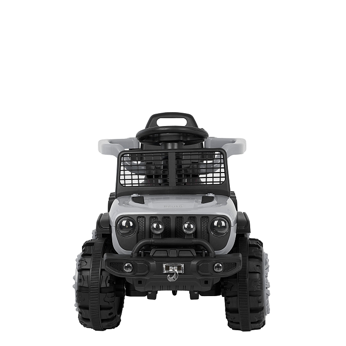 Электроквадроцикл Pituso 6V/4.5Ah с родительской ручкой серый — фото 4