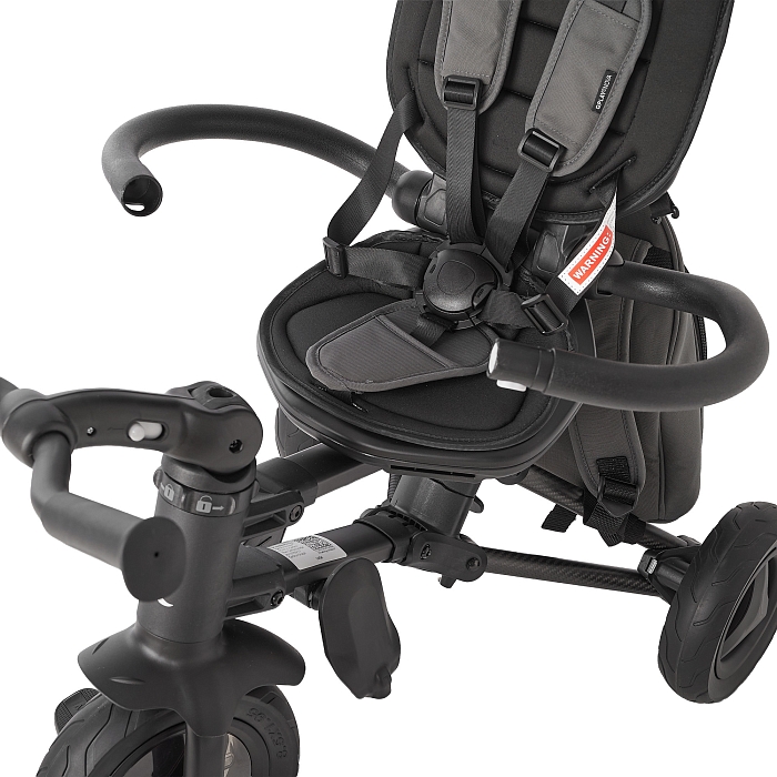 Велосипед трехколесный складной Qplay Nova+ Карбон серый — фото 9