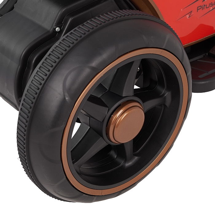 Электромотоцикл Pituso 6V/7Ah с двойным приводом красный — фото 7