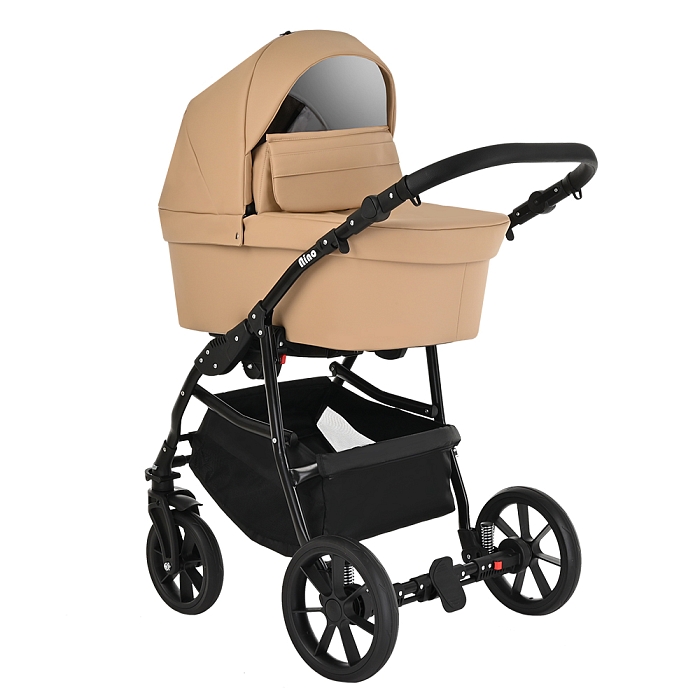 Коляска 2 в 1 Pituso Nino Кожа Camel — фото 15