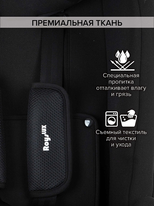 Автокресло группы 0/1/2/3 (0-36 кг) Pituso Roys Lux i-Size Black/черный — фото 13