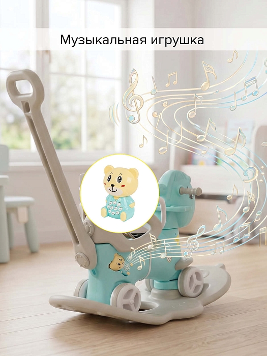 Качалка-каталка Pituso Ангел голубой — фото 16