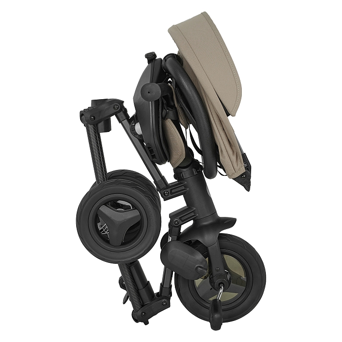 Велосипед трехколесный складной Qplay Nova+ Карбон кофе — фото 20