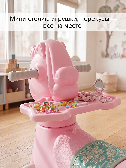 Качалка-каталка Pituso Ангел розовый — фото 8