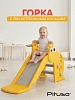 Детская горка Pituso Улитка с баскетбольным кольцом Yellow/Желтый — фото 6