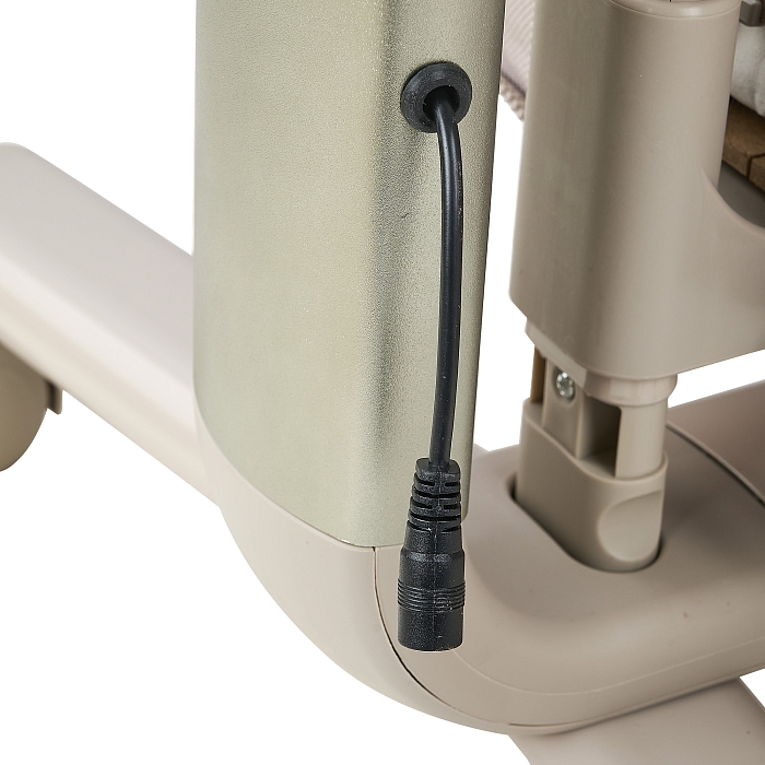 Колыбель Pituso 3 в 1 Denia на колёсах трюфель (серая рама)  — фото 14