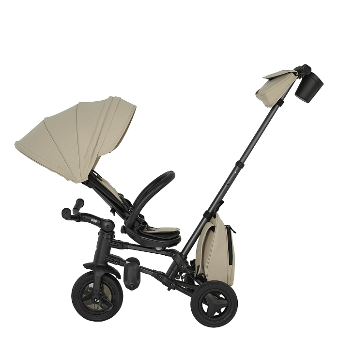 Велосипед трехколесный складной Qplay Nova+ Карбон бежевый — фото 5