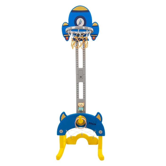 Стойка баскетбольная Pituso Space Rocket Blue/Синий — фото 9
