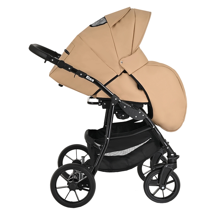 Коляска 2 в 1 Pituso Nino Кожа Camel — фото 24