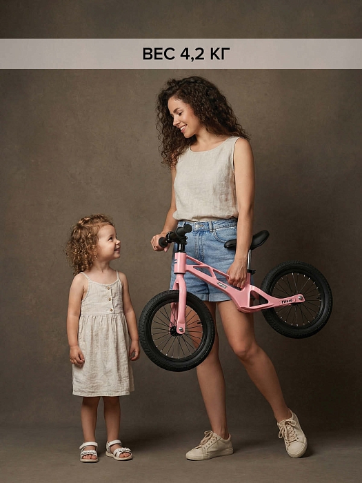 Беговел Pituso Spark магниевая рама Pink/Розовый — фото 3