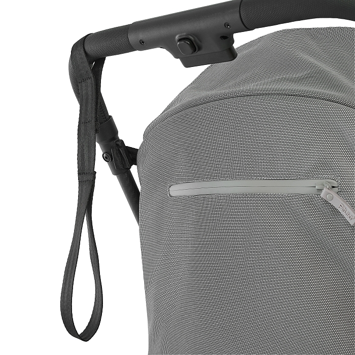 Прогулочная коляска Pituso Pera Plus серая — фото 30