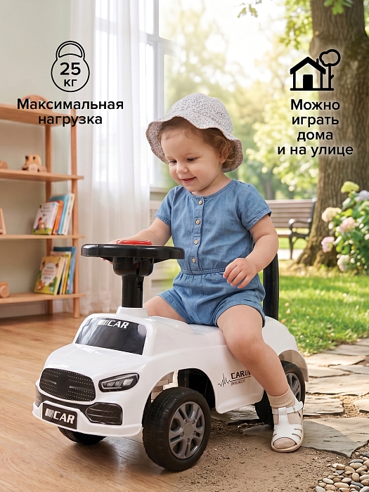 Каталка Pituso Роллз белый  — фото 3