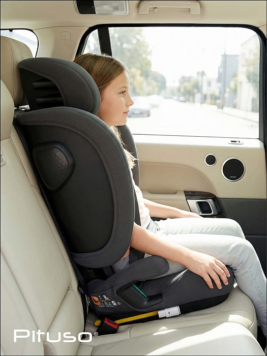 Автокресло группы 2/3 (15-36 кг) Pituso Prados Pro IsoFix Graphite/Графит — фото 4
