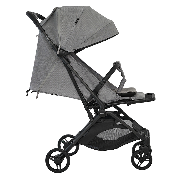 Прогулочная коляска Pituso Pera Plus серая — фото 14