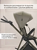Прогулочная коляска Pituso Carbon RX бежевая с золотой рамой — фото 13