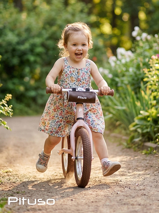 Беговел Pituso Jett с сумкой Pink/Розовый — фото 9