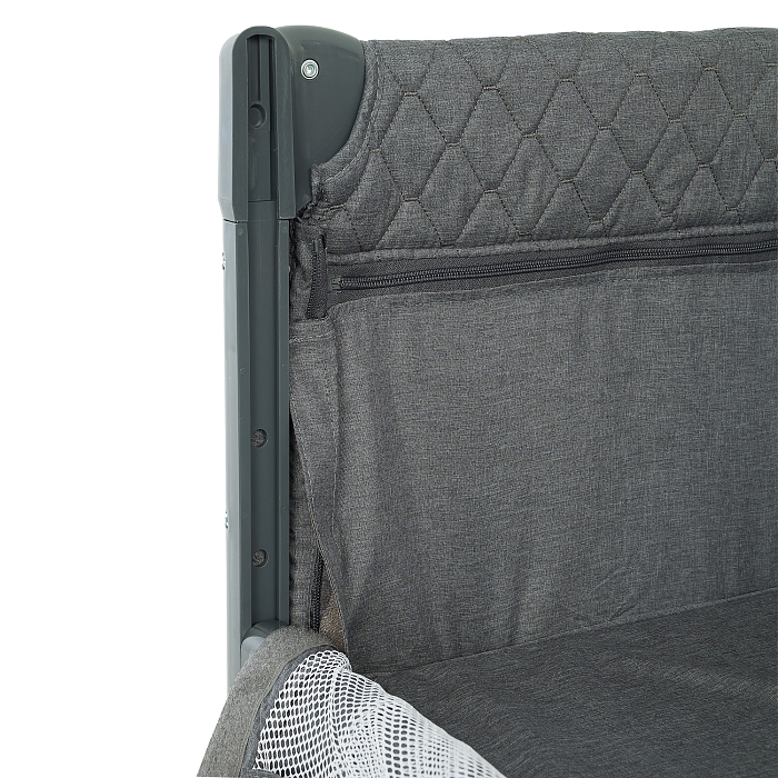 Манеж-кровать Pituso Valencia с опускающимся бортиком Серый — фото 9