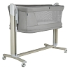 Колыбель Pituso 3 в 1 Denia на колёсах серый (дерев. рама) — фото 1
