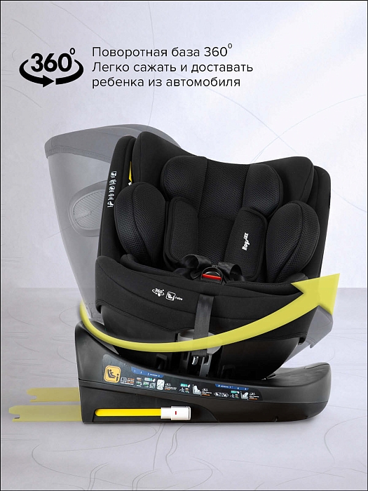 Автокресло группы 0/1/2/3 (0-36 кг) Pituso Roys Lux i-Size Black/черный — фото 6